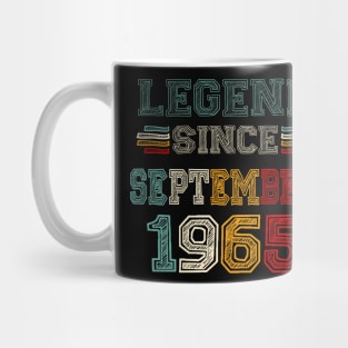 58 Years Old Legend Since September 1965 58th Birthday Mug
